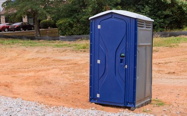 short-term portable toilets are commonly rented for construction sites